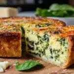 spinach and gruyere quiche - featured image