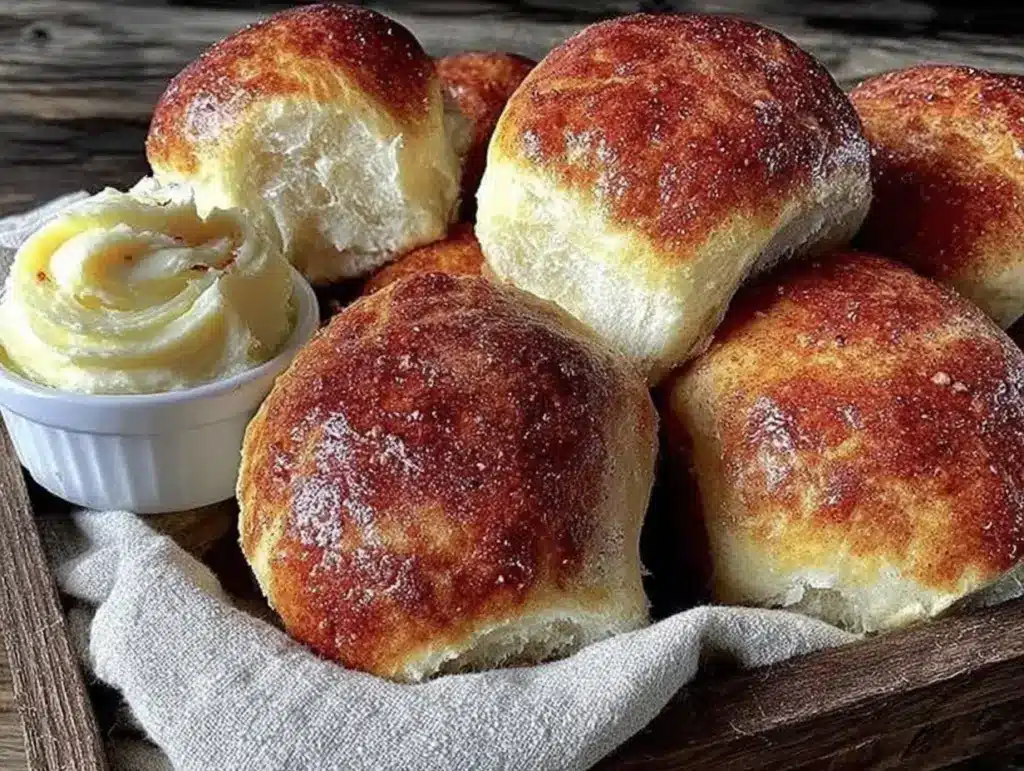 Texas Roadhouse rolls copycat - featured image
