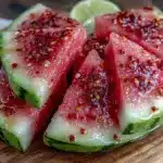 watermelon slices with tajin - featured image