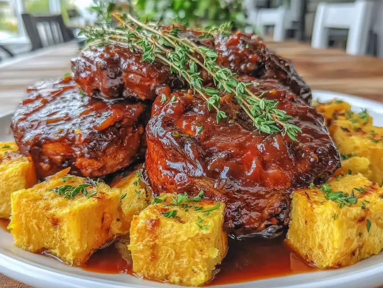 apple butter pork chops preparation steps