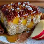 baked oatmeal with apple and cinnamon - featured image