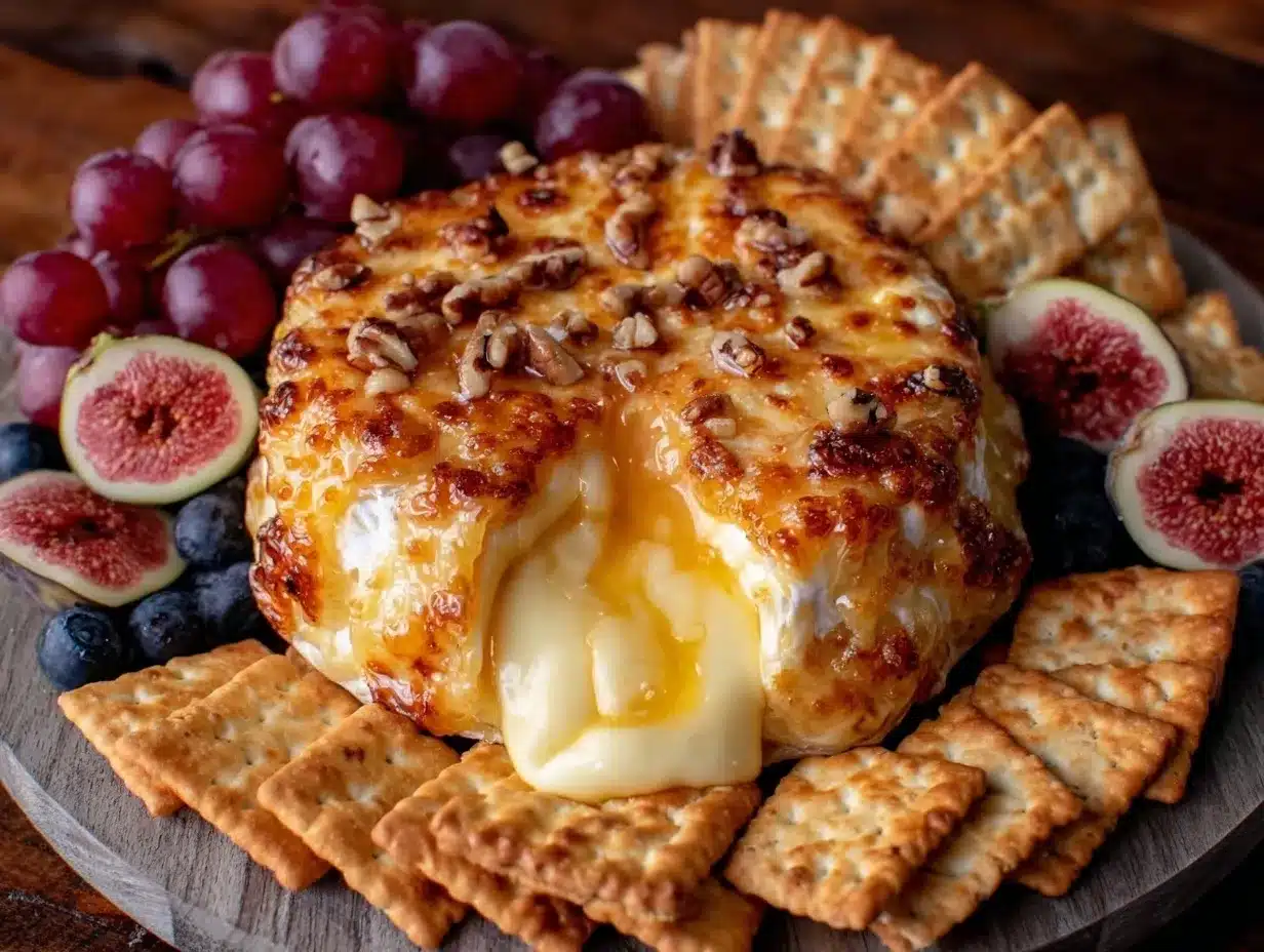 book club baked brie board preparation steps