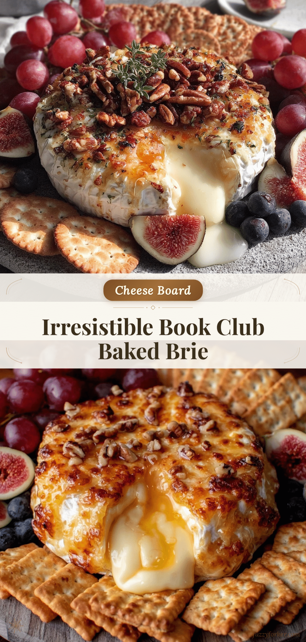 book club baked brie board recipe