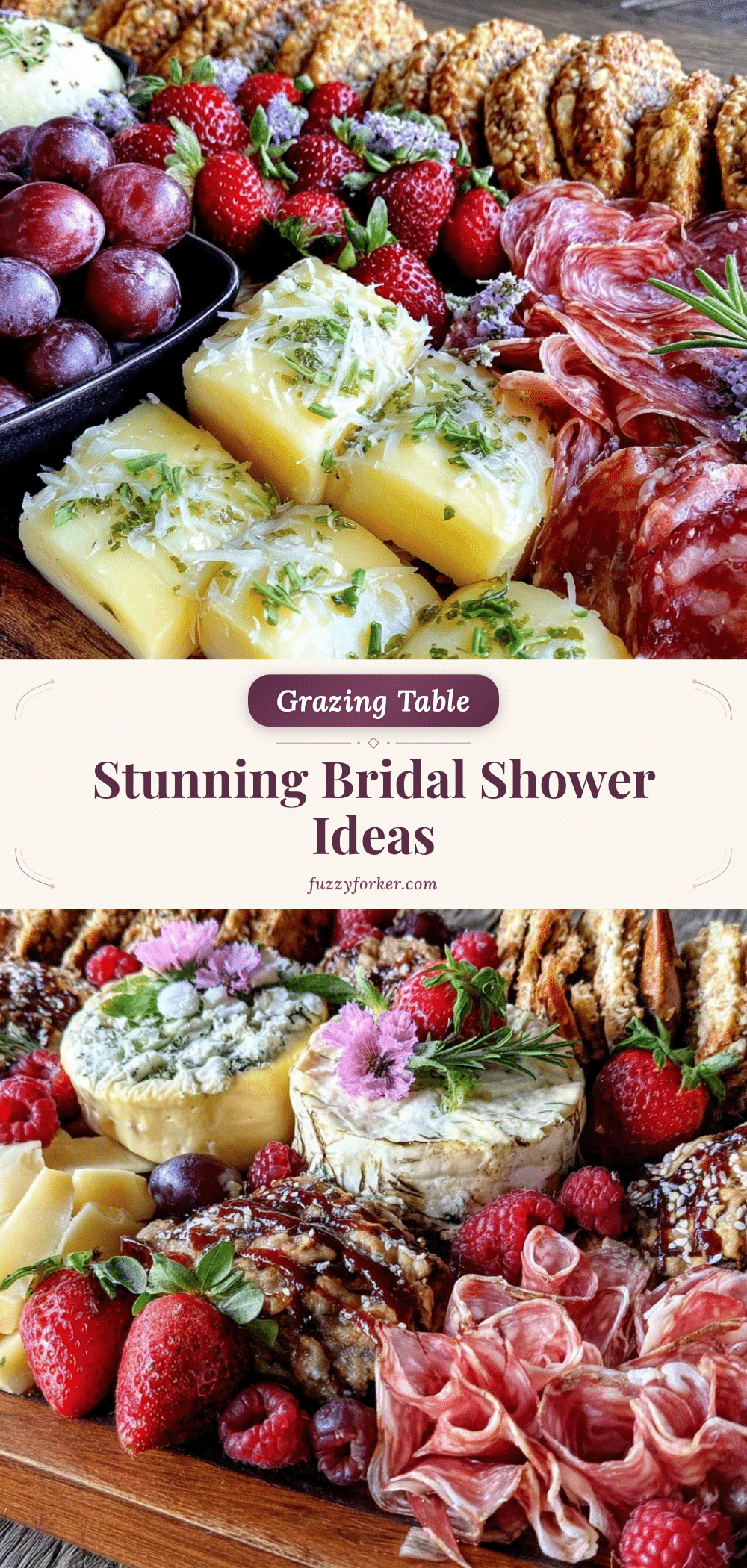 bridal shower grazing table recipe