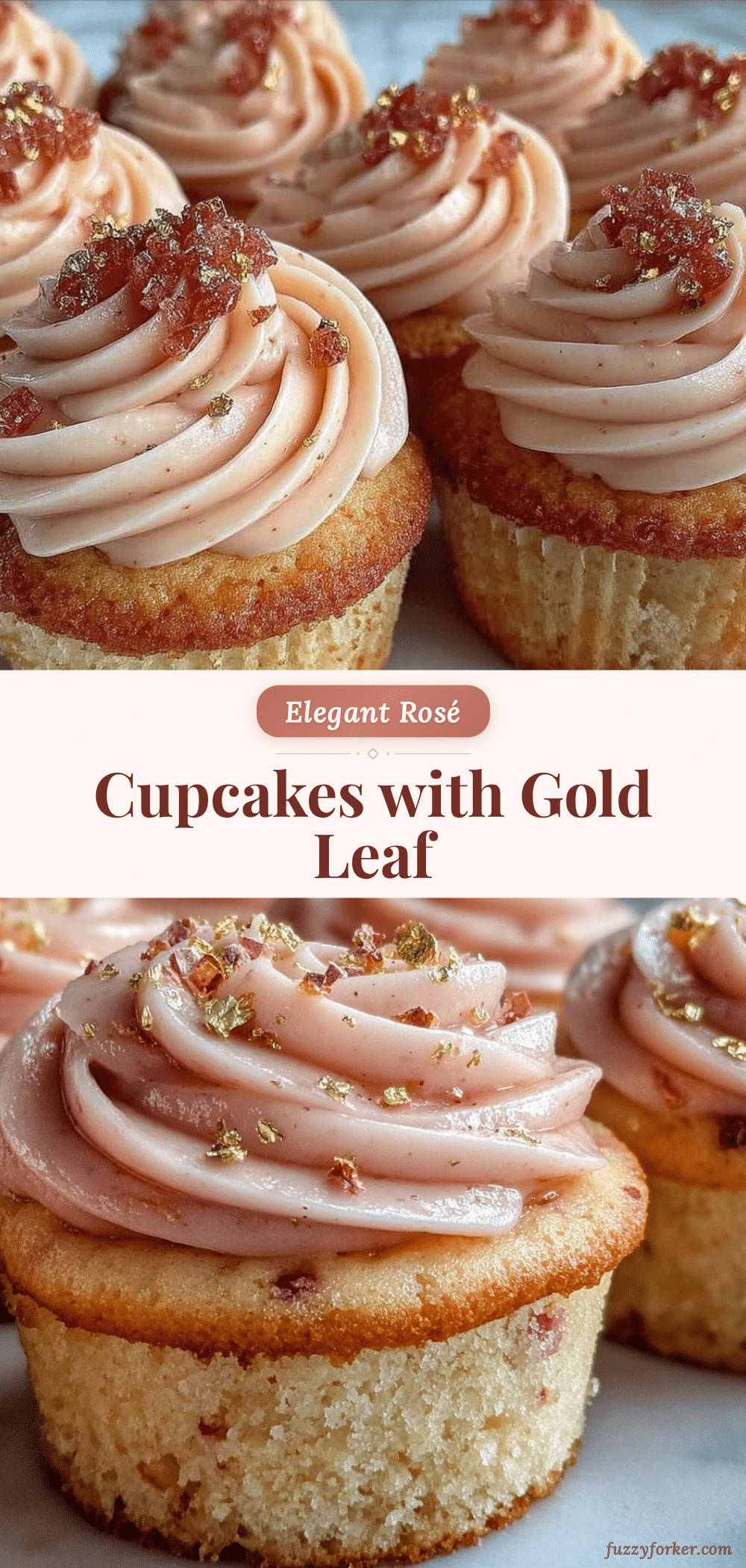 bridal shower rosé cupcakes recipe