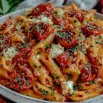 burst cherry tomato pasta - featured image