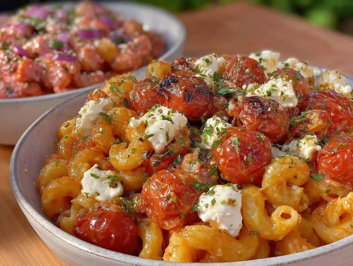burst cherry tomato pasta preparation steps
