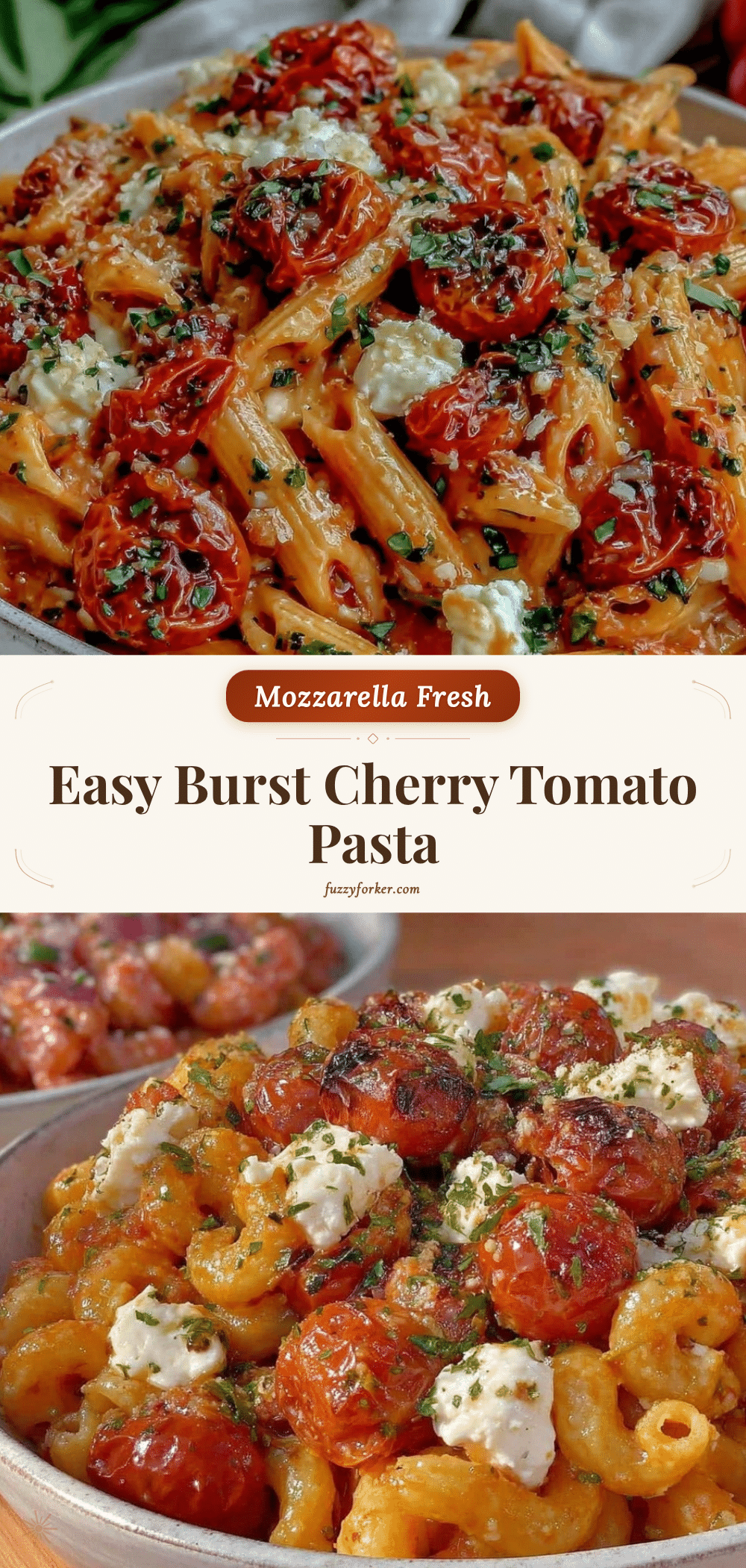 burst cherry tomato pasta recipe