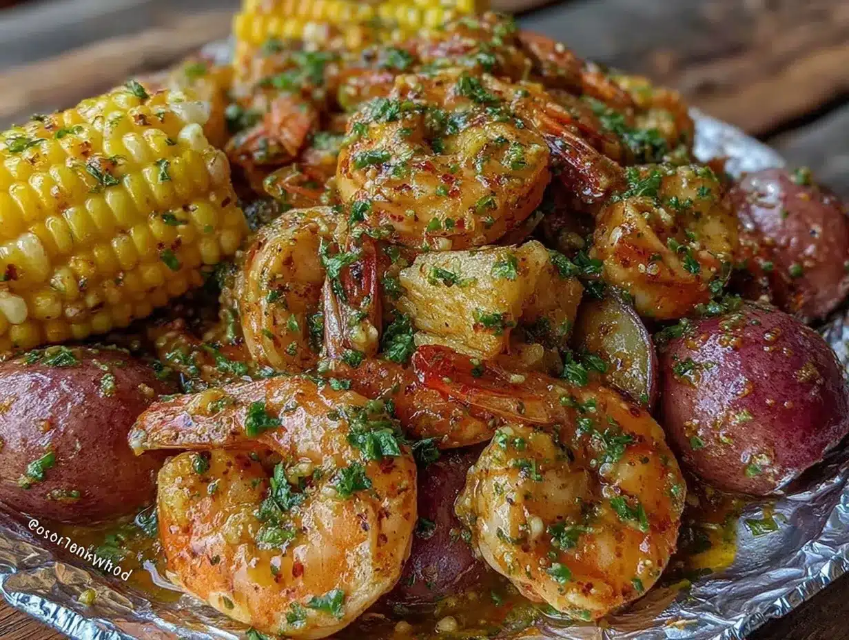 cajun shrimp boil foil packets preparation steps