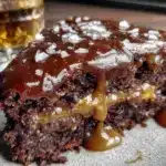 chocolate whiskey cake - featured image