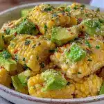 corn and avocado salad - featured image