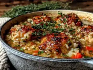 cozy chicken wild rice soup - featured image