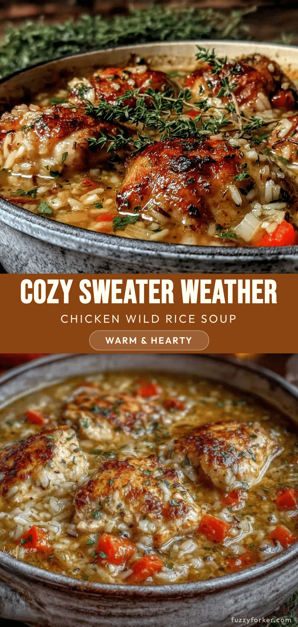 cozy chicken wild rice soup recipe
