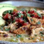 creamy crockpot chicken tortilla soup - featured image