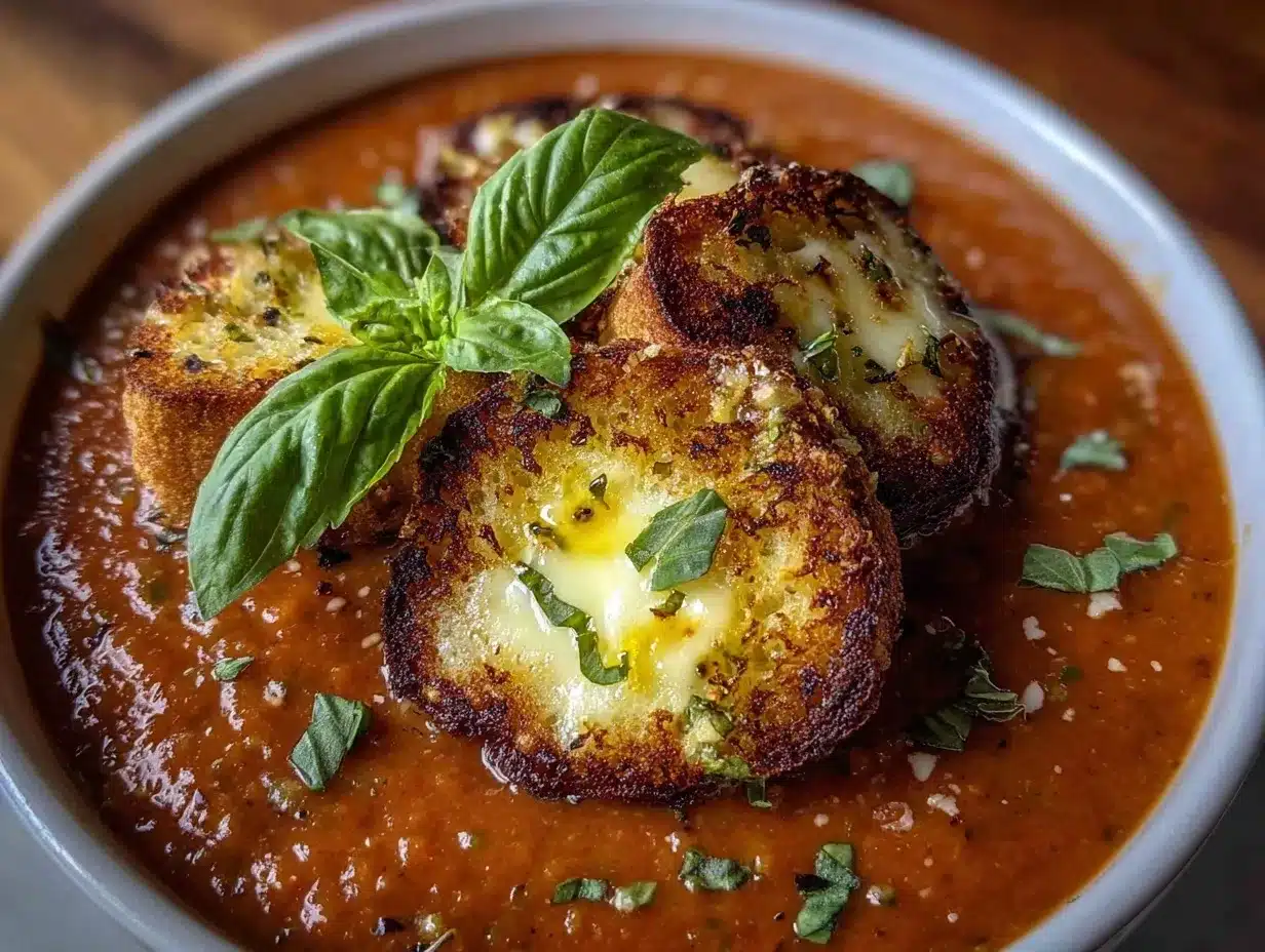 creamy fire roasted tomato basil bisque preparation steps