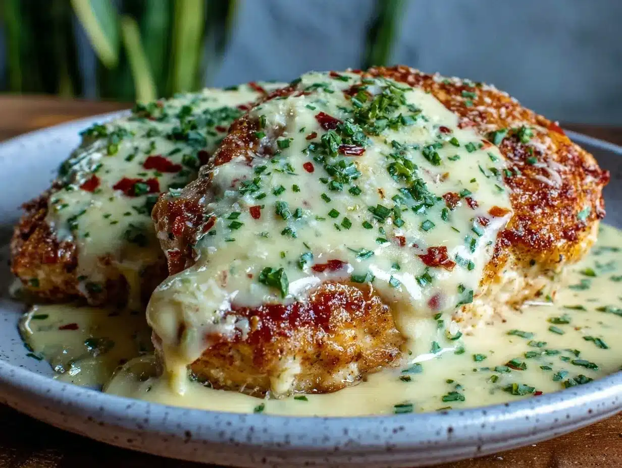 creamy garlic parmesan sauce preparation steps