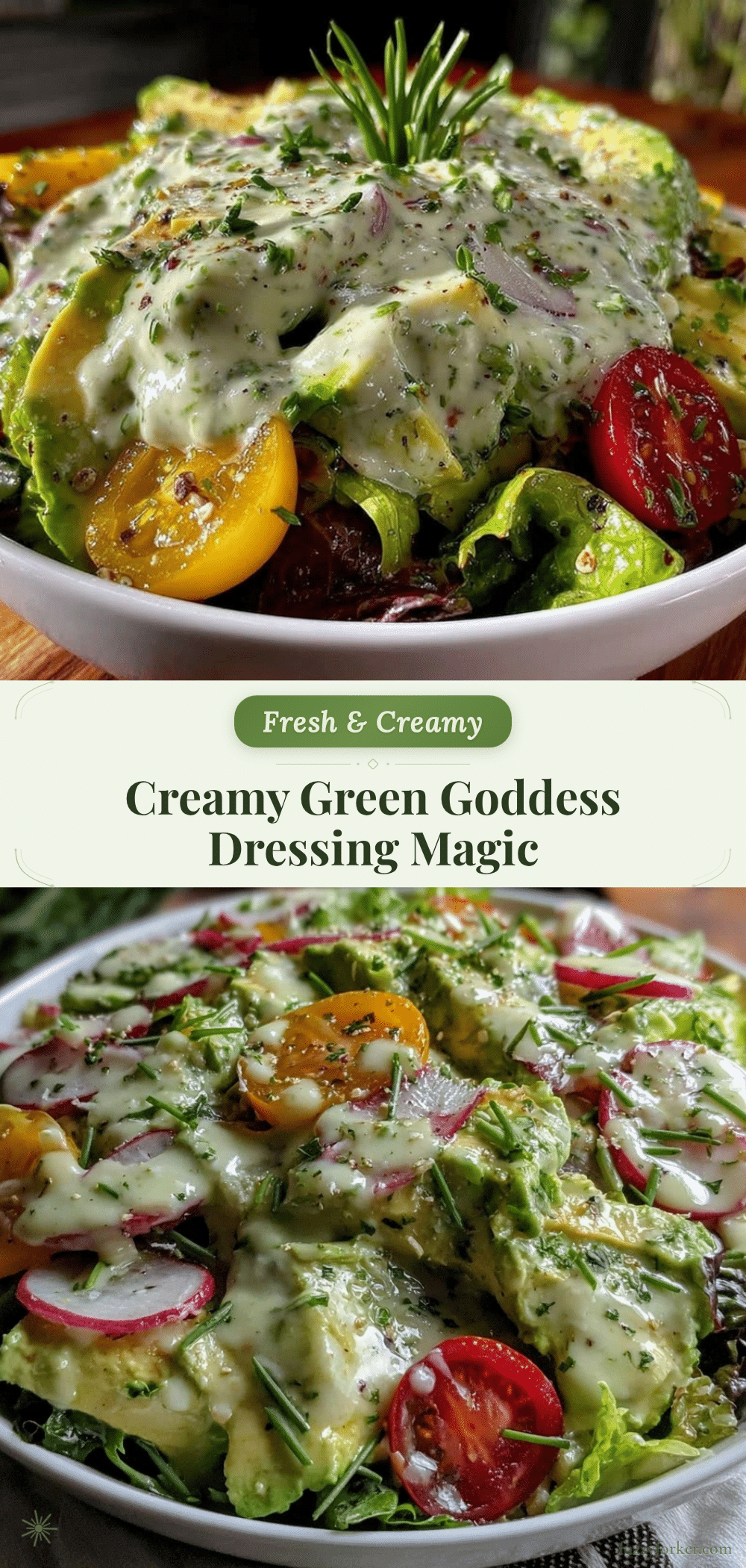 creamy green goddess dressing recipe