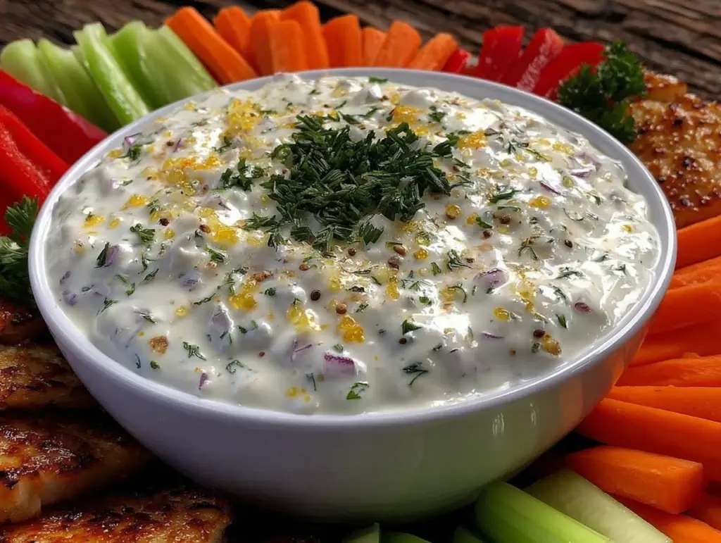creamy homemade ranch dressing - featured image