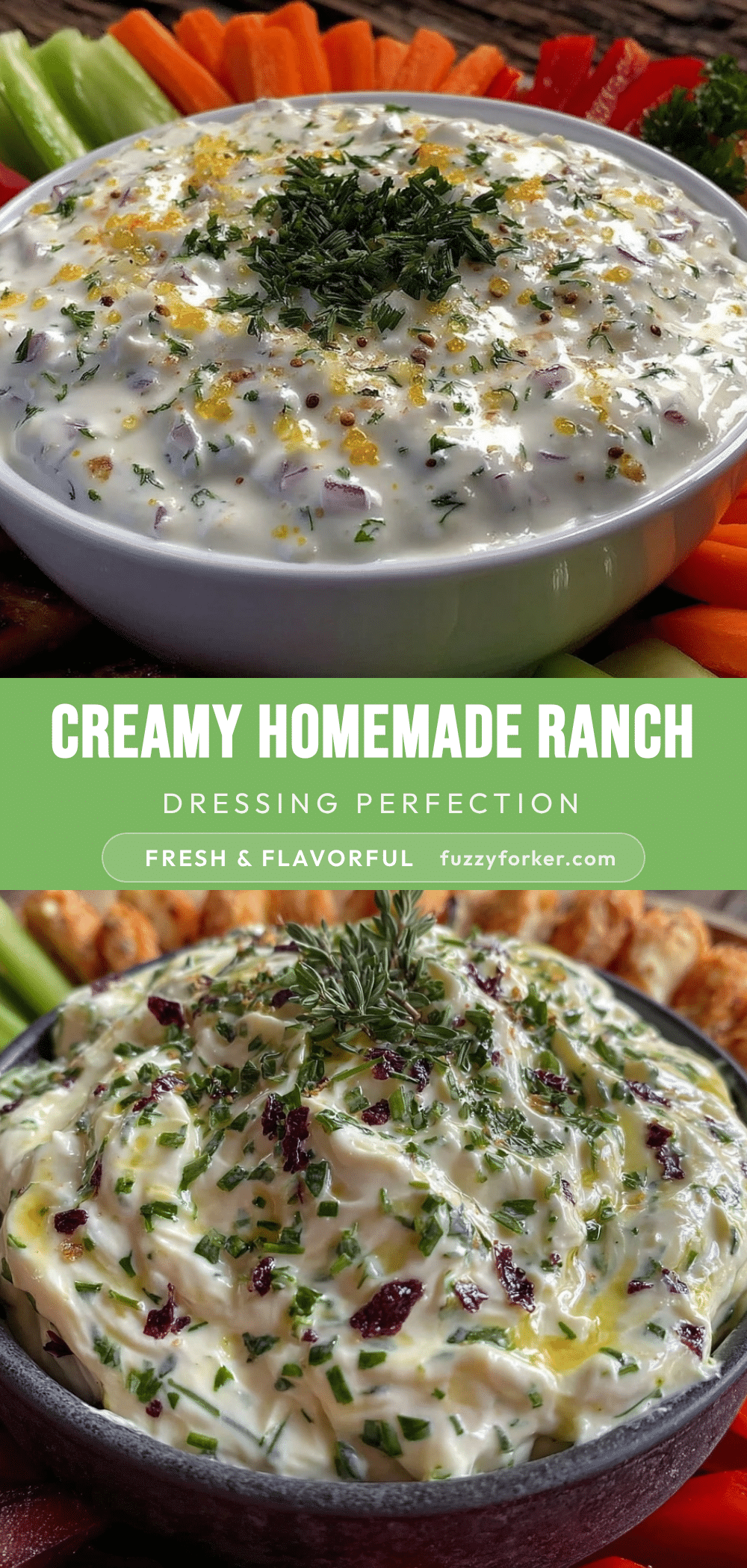 creamy homemade ranch dressing recipe