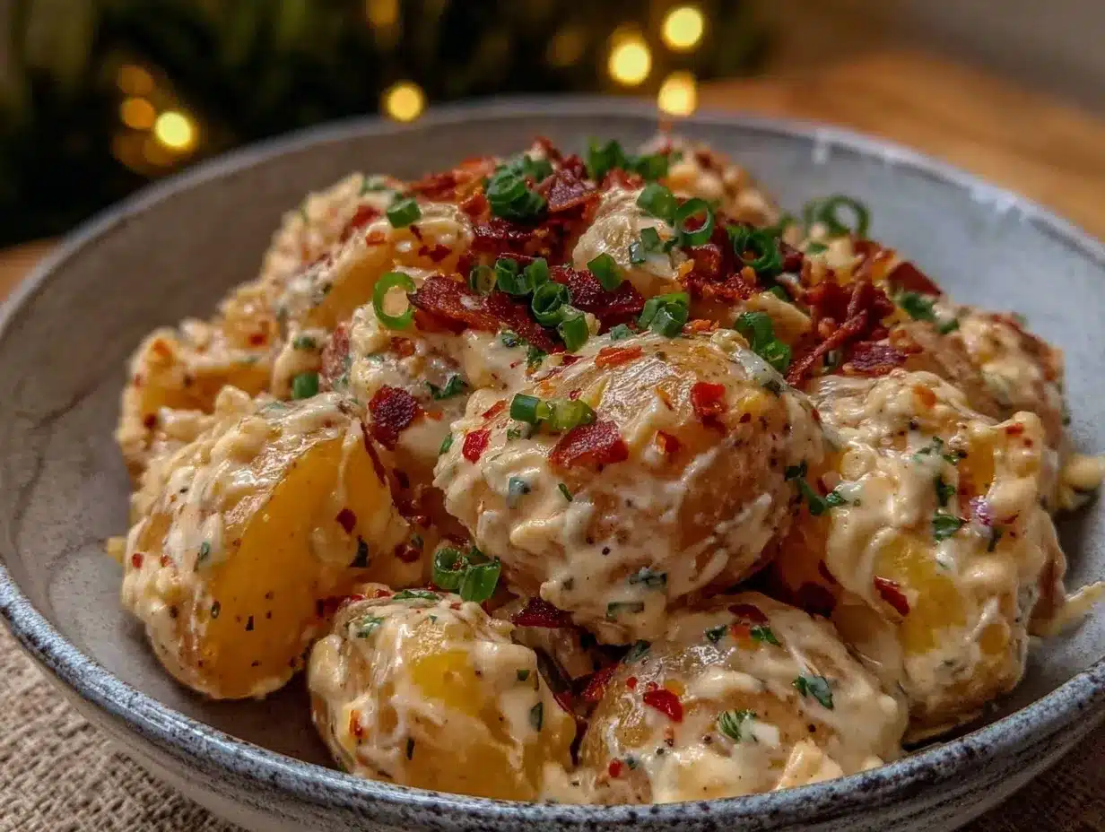 creamy honey dijon potato salad no mayo preparation steps