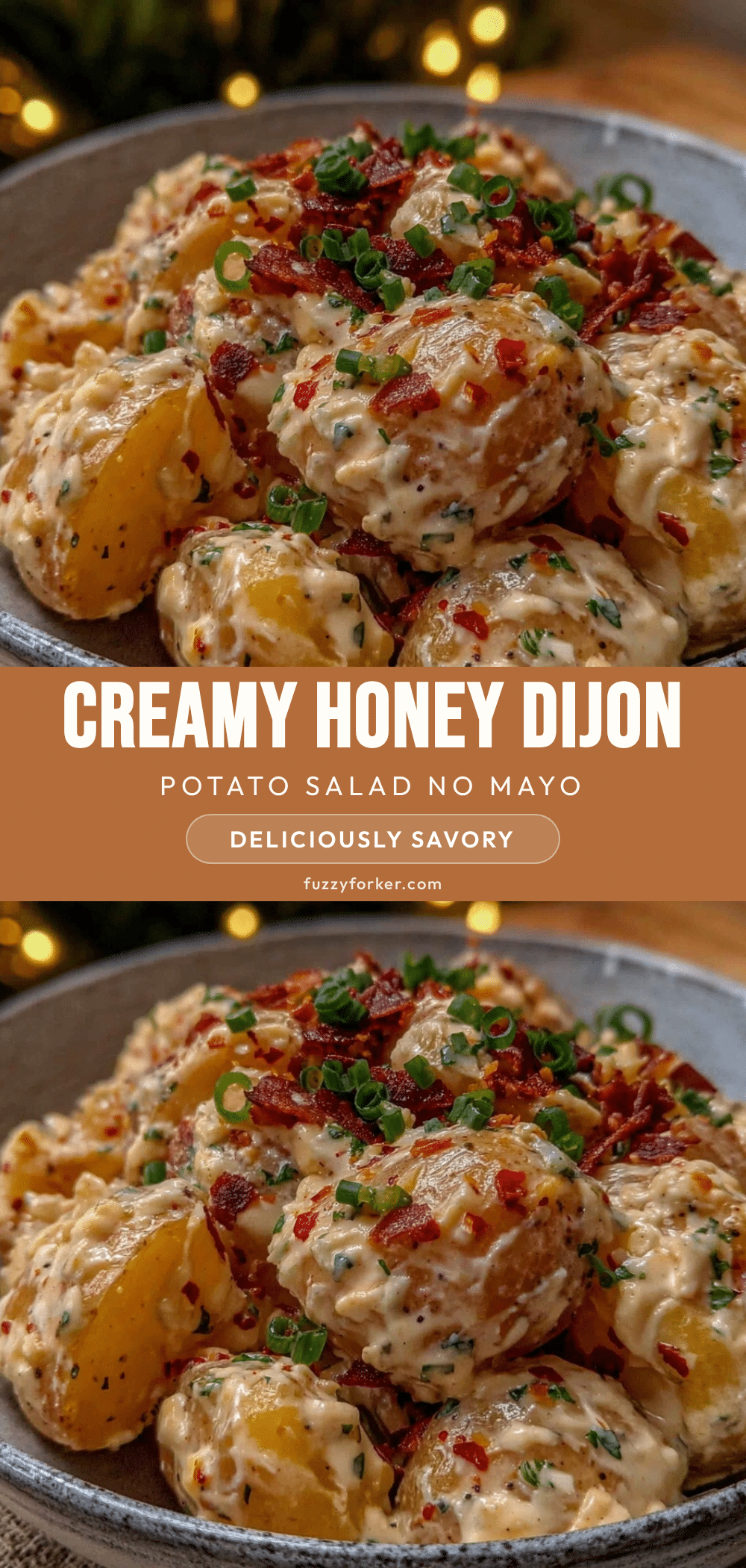 creamy honey dijon potato salad no mayo recipe