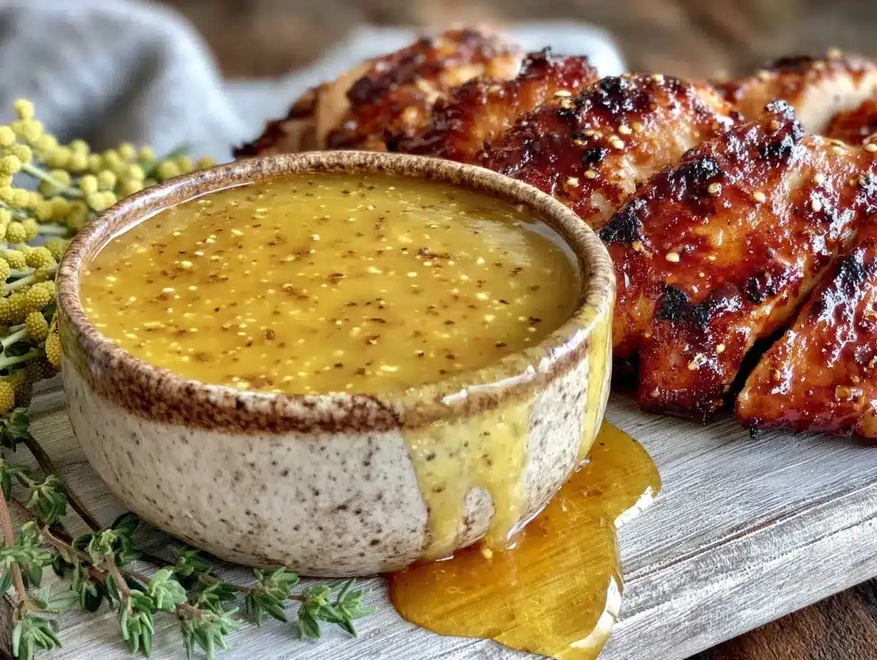 creamy honey mustard dressing preparation steps