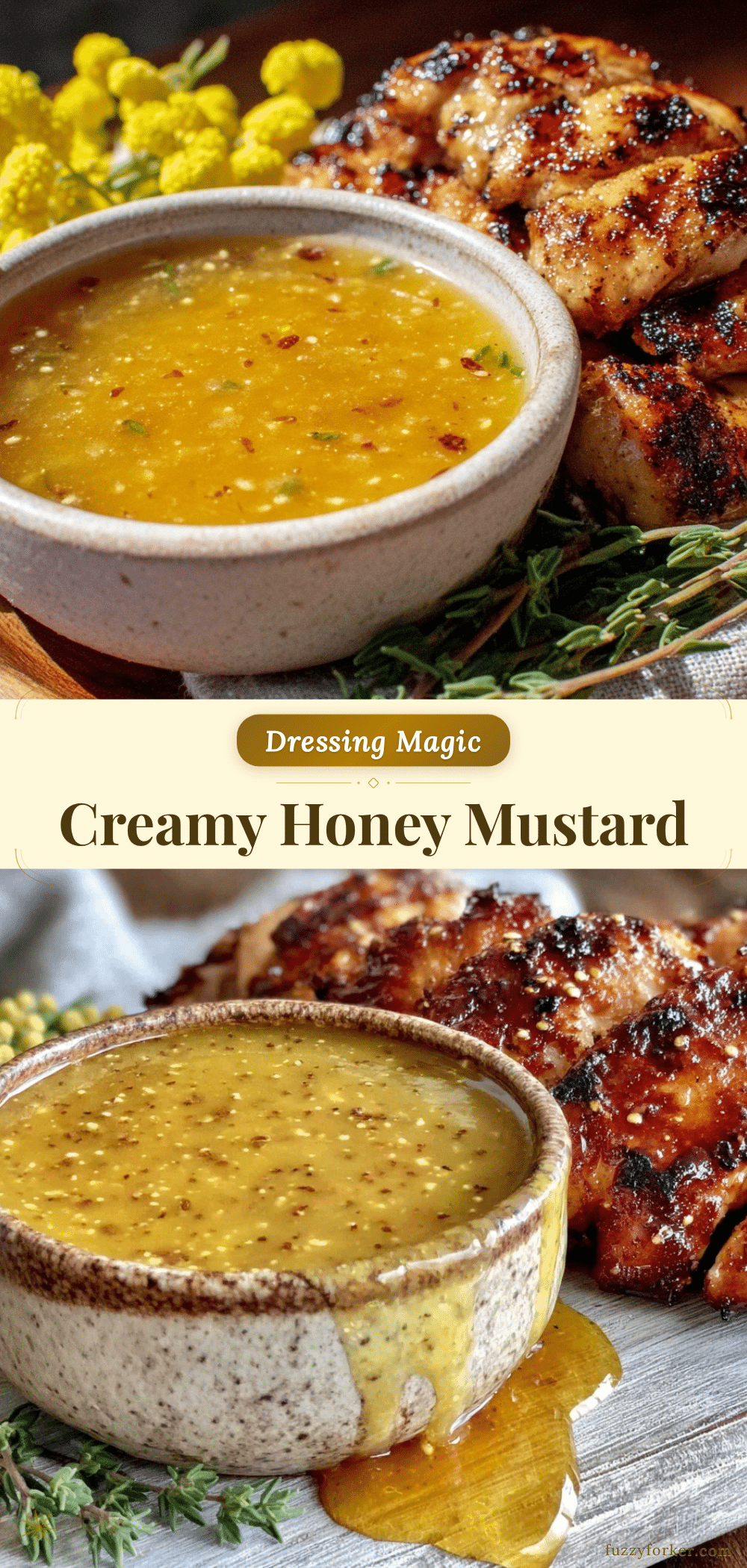 creamy honey mustard dressing recipe