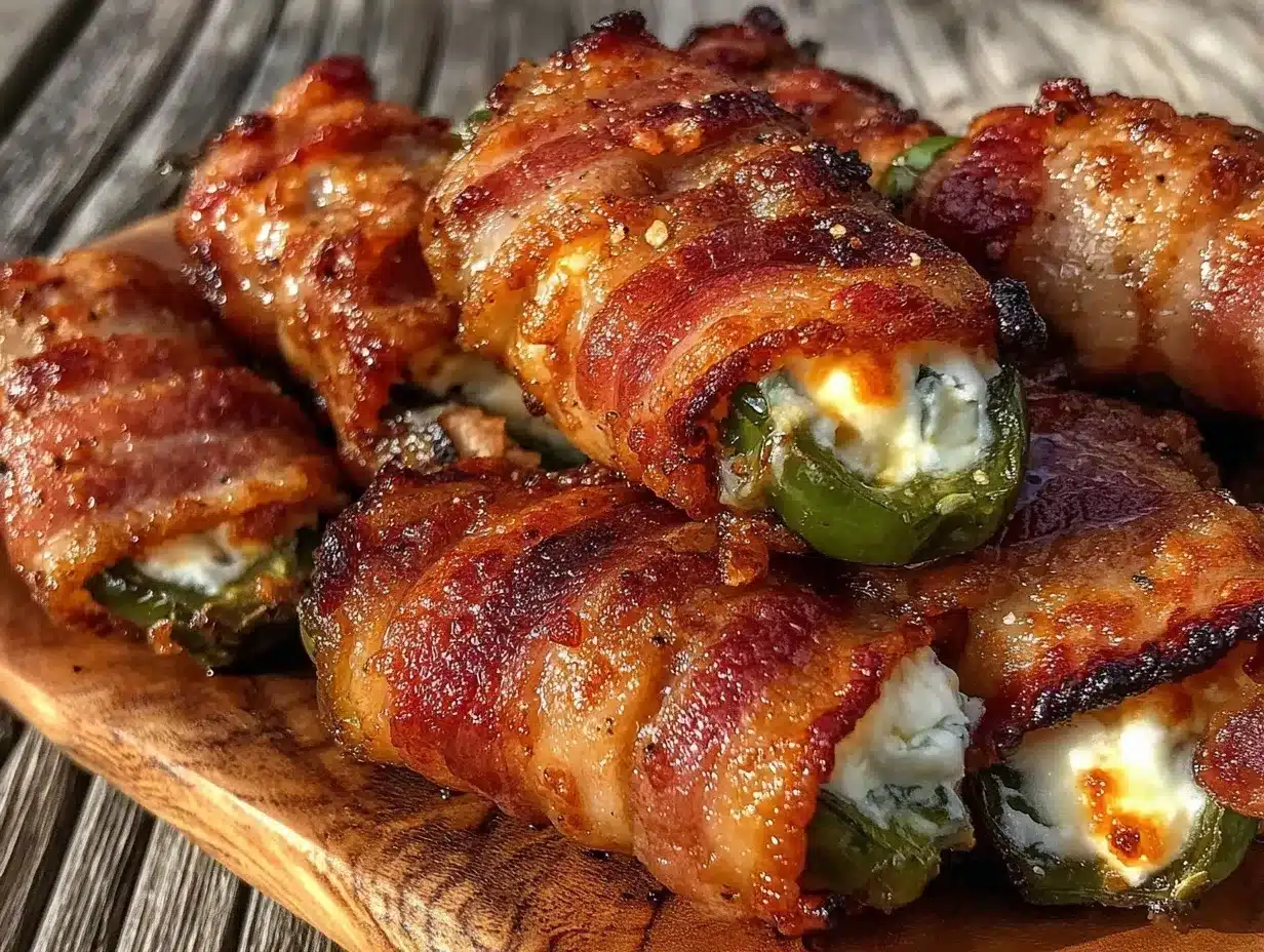 crispy bacon-wrapped jalapeño poppers preparation steps