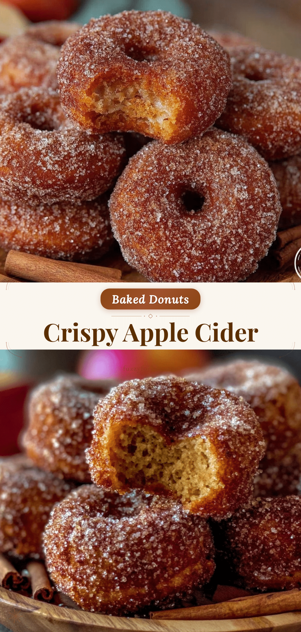 crispy baked apple cider donuts recipe