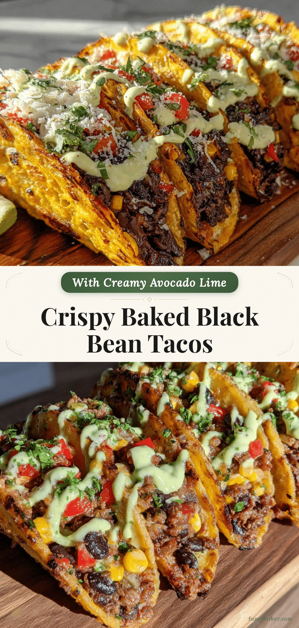 crispy baked black bean tacos recipe