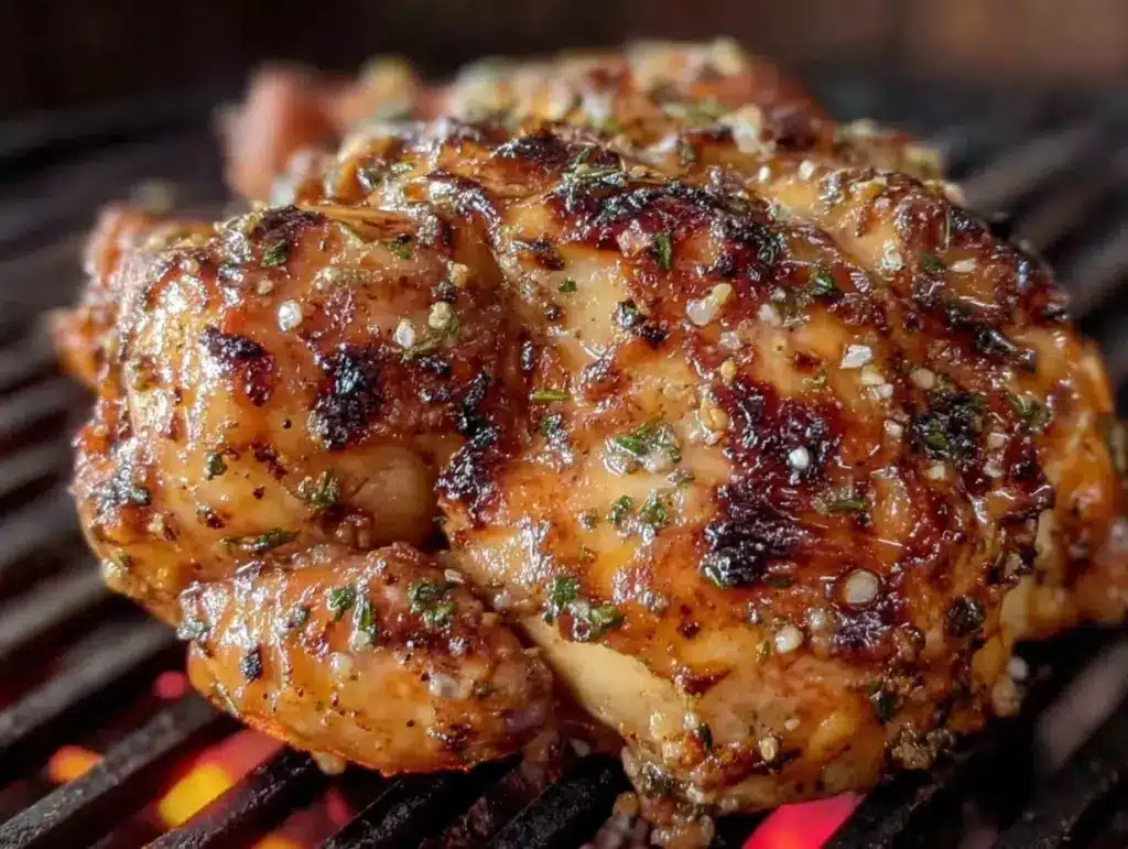 crispy beer can chicken - featured image