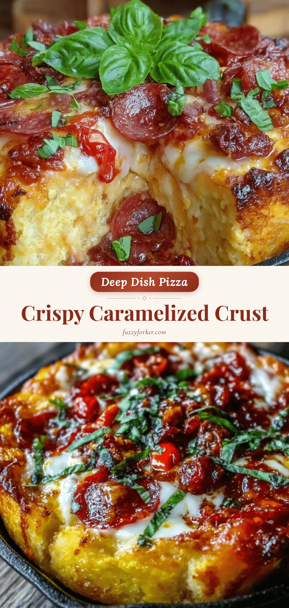crispy cast iron deep dish pizza recipe