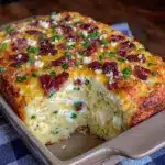 crispy loaded baked potato casserole - featured image