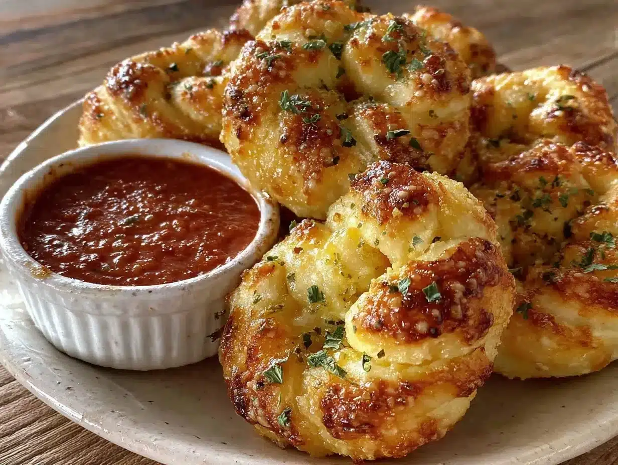 crispy pizza dough garlic knots preparation steps