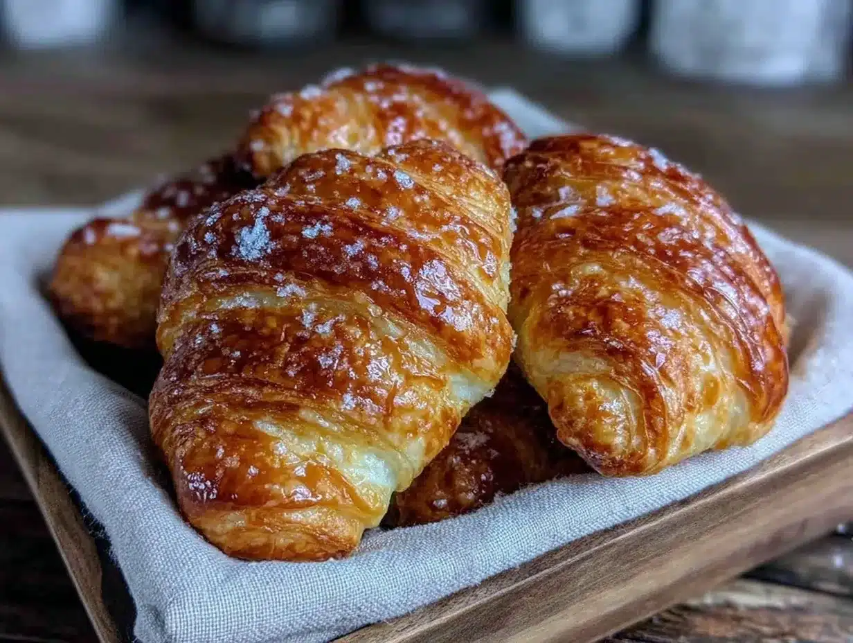 crispy shatteringly flaky croissants from scratch preparation steps