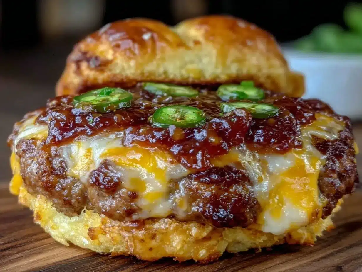 crispy smash burger preparation steps