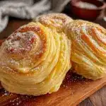 croissant dough with lamination folds - featured image