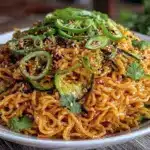 easy cold sesame noodles - featured image
