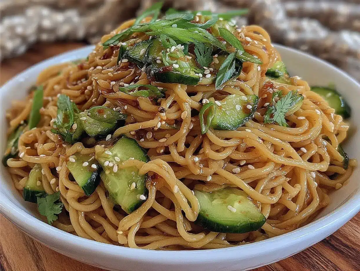 easy cold sesame noodles preparation steps