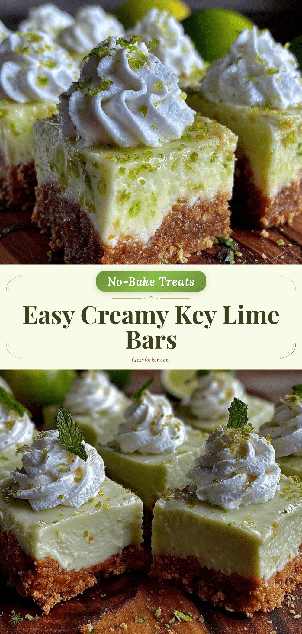 easy creamy no bake key lime pie bars recipe