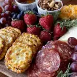 easy patriotic charcuterie board - featured image