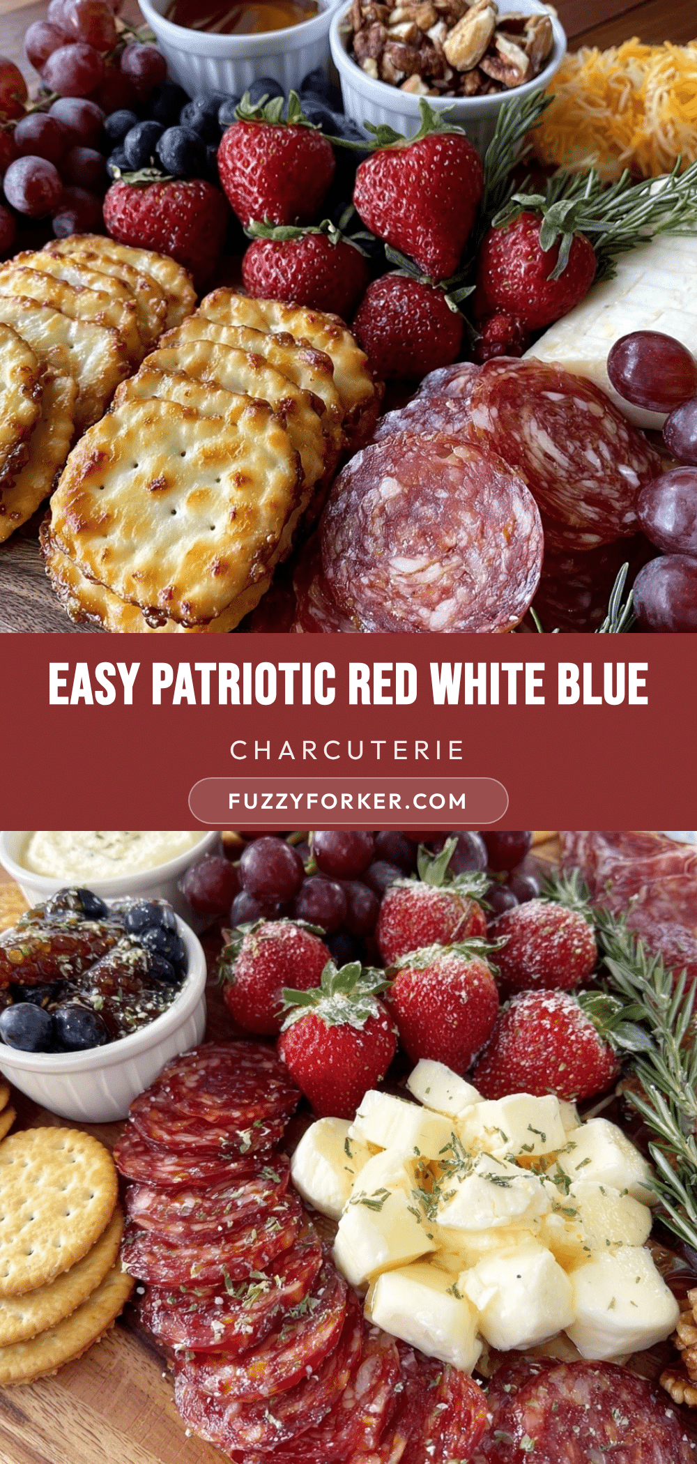 easy patriotic charcuterie board recipe