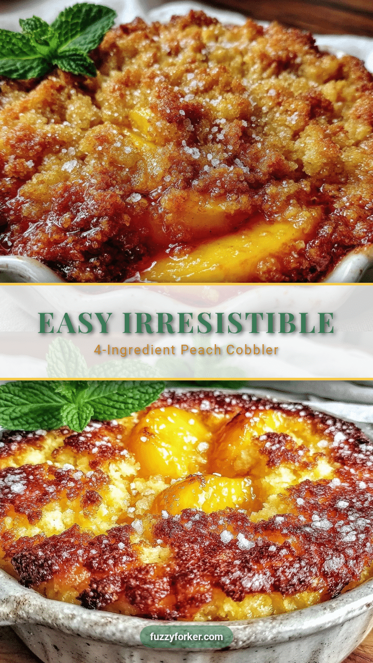 easy peach cobbler dump cake recipe