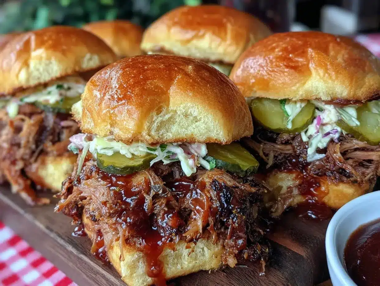 easy tailgate pulled pork sliders preparation steps