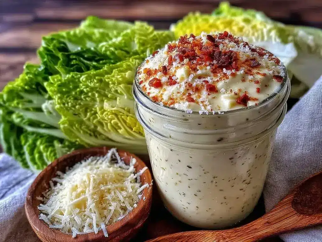 egg-free caesar dressing - featured image