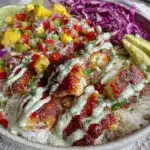 fish taco bowl - featured image