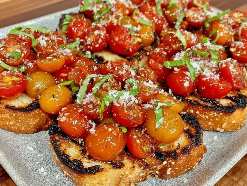 fresh bruschetta recipe - featured image