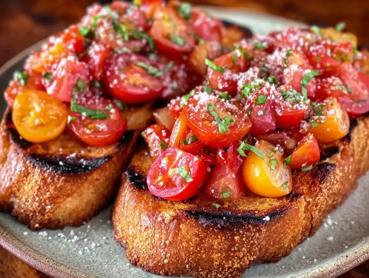 fresh bruschetta recipe preparation steps