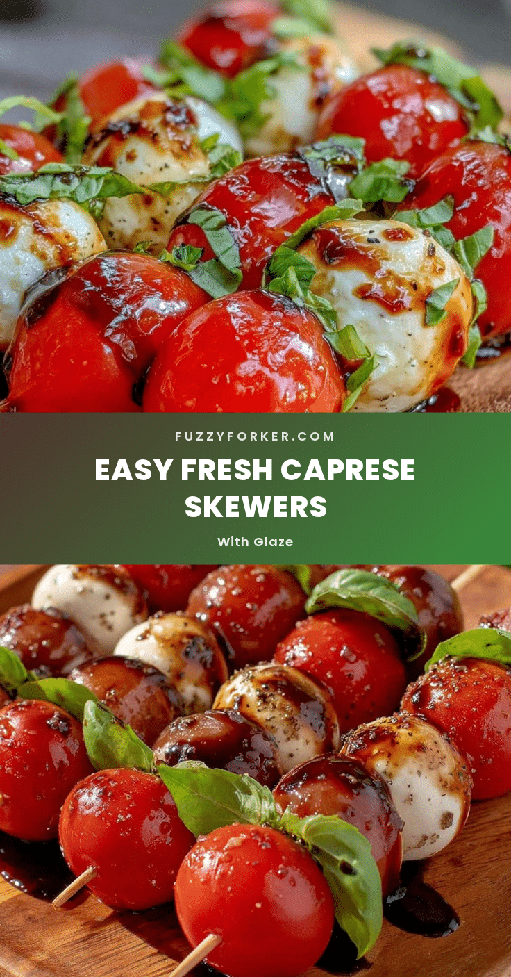fresh caprese skewers recipe