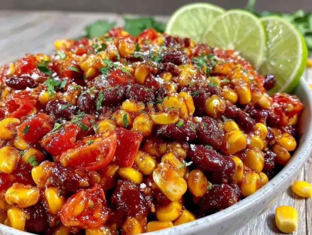 Fresh Corn and Black Bean Salsa - featured image